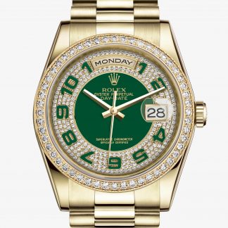 a buon mercato Rolex Day-Date Verde