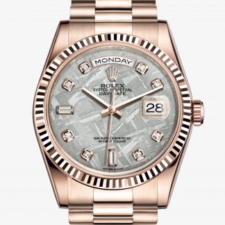 copia Rolex Day-Date Meteorite con diamanti M118235F-0026