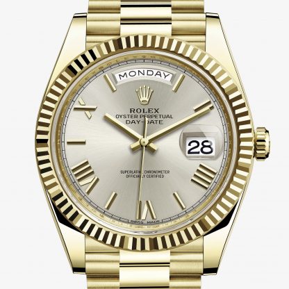 replica Rolex Day-Date Argentato M228238-0002