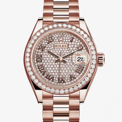 svizzero Rolex Lady-Datejust Pavé di diamanti M279135RBR-0021